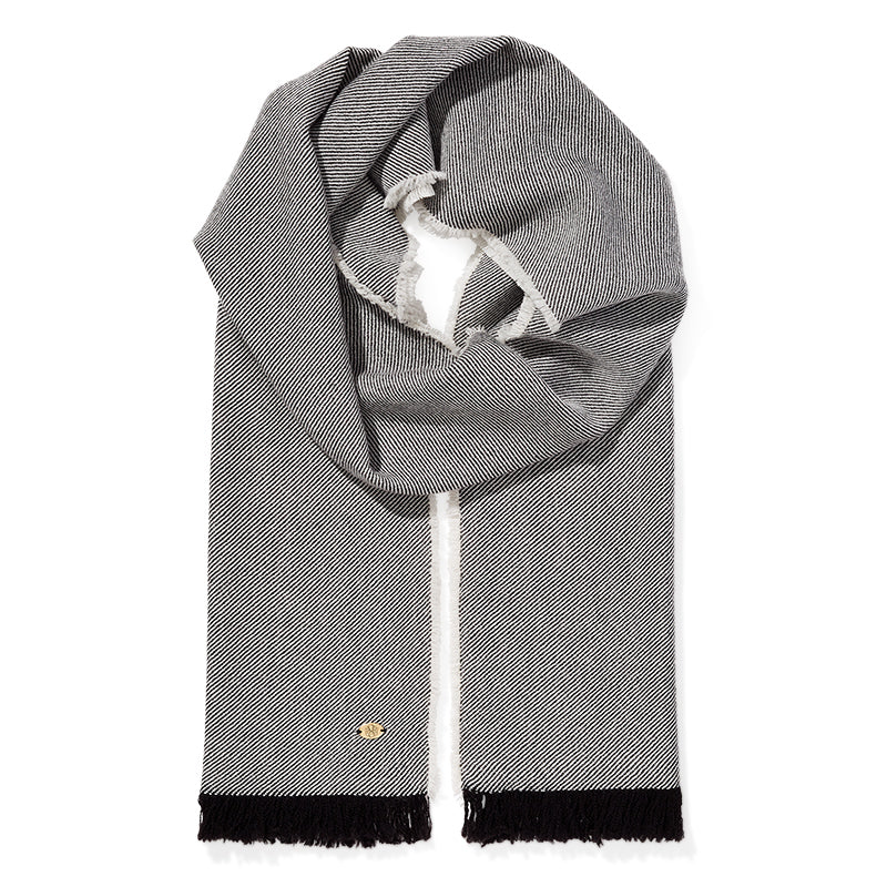 Gabriel Scarf for Women - Soft Gray Winter Wrap - Perfect for Cold Weather, Office & Casual Outfits