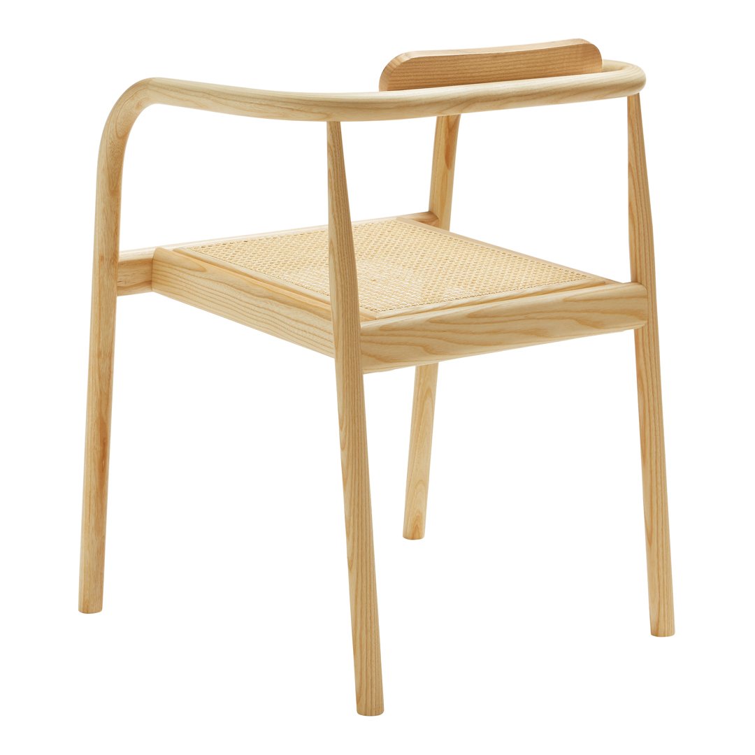Modern Ahm Armchair - Stackable & Space-Saving Accent Chair for Living Room, Office, or Patio | Comfortable & Stylish Seating Solution for Small Spaces