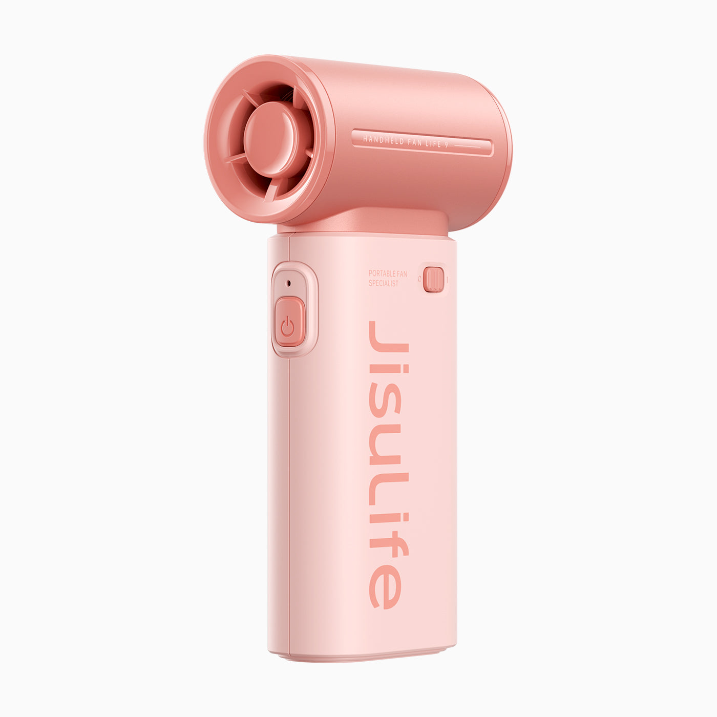 JisuLife Handheld Fan Life9 - Portable USB Rechargeable Mini Fan with 3 Speeds, Quiet Personal Cooling Fan for Outdoor, Office, Travel, Gym & Summer Use