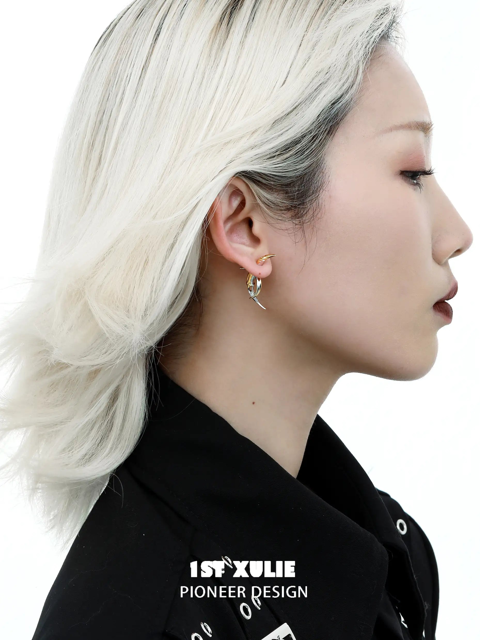 925 Sterling Silver Crescent Moon Barbed Earrings for Women - Hypoallergenic Dangle Earrings for Everyday Wear & Special Occasions