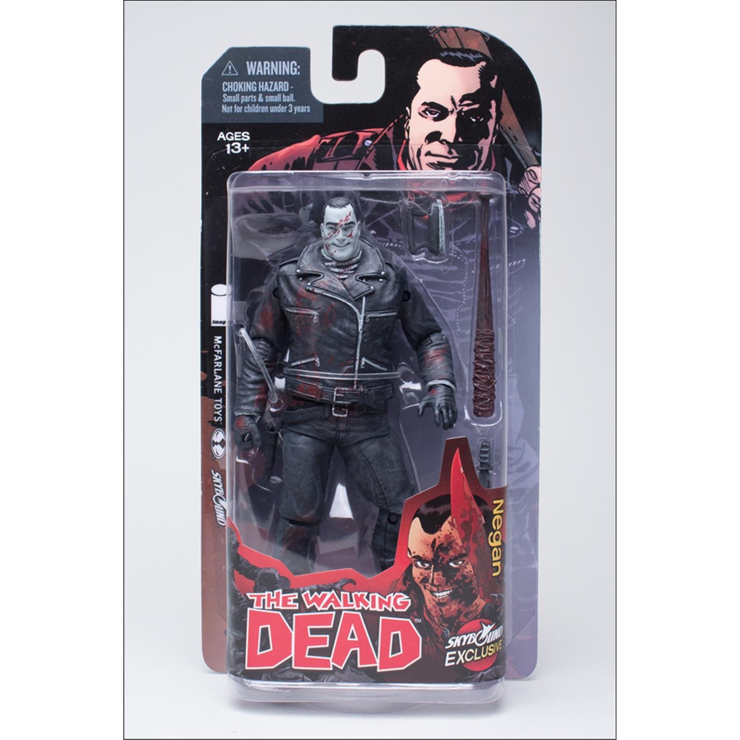 McFarlane Toys Exclusive The Walking Dead Negan Comic Action Figure (Full Color) - Collectible TV Show Merchandise for Fans & Display