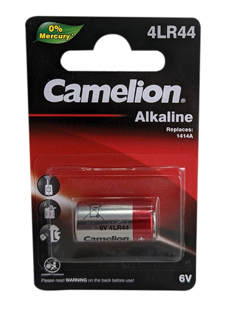Camelion Alkaline 4LR44 Photo Plus Battery - Long-Lasting Power for Cameras, Flashlights & Medical Devices