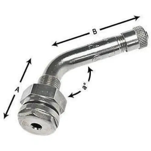 Alcoa Truck Wheel AA TR 544 Bent Clamp In Valve - Heavy Duty Replacement Part for Commercial Vehicles & Fleet Maintenance - Perfect for Tire Repair & Wheel Service