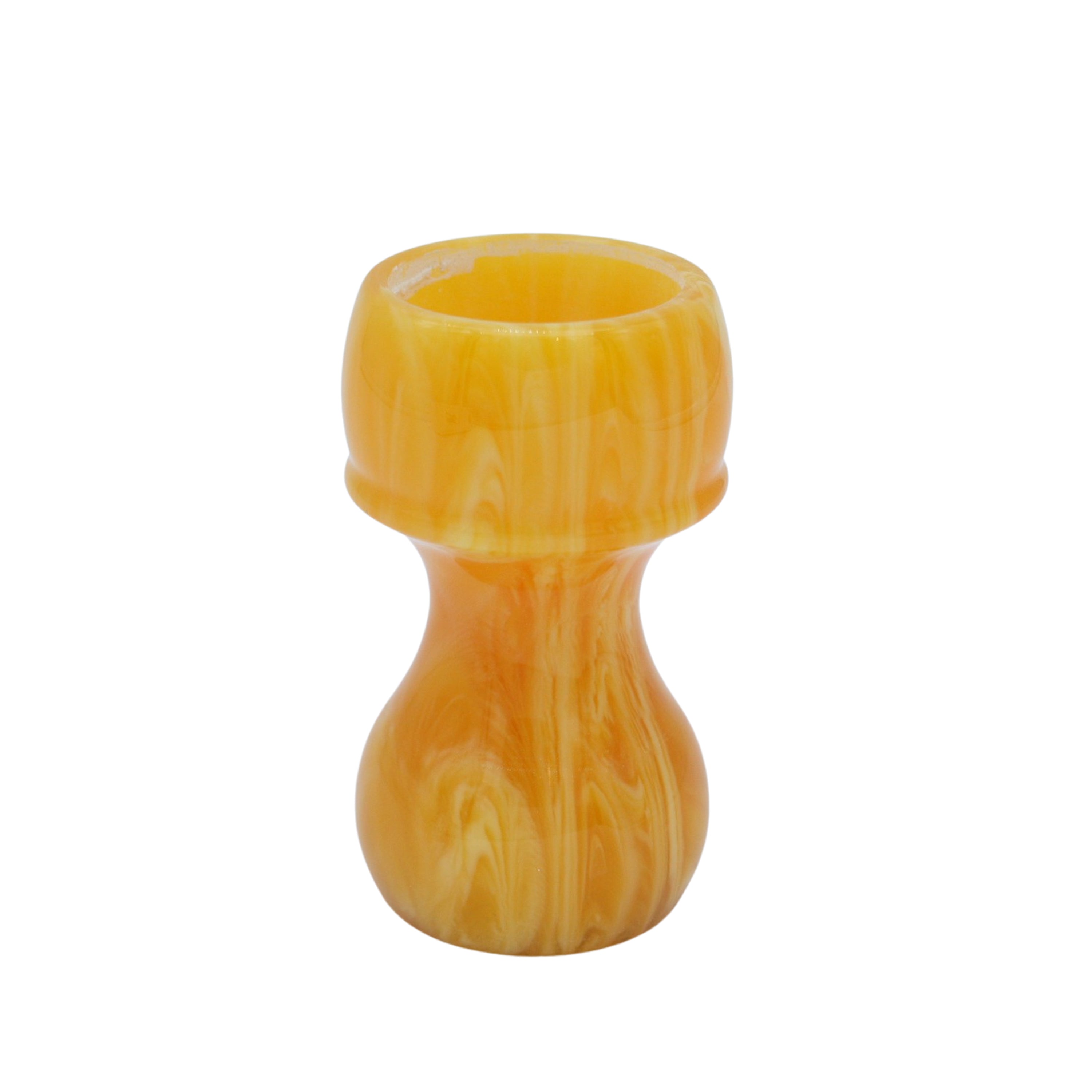 Premium Amber Handcrafted Shaving Brush Handle for Wet Shaving - Fits 24mm & 26mm Knots - Perfect for Barber Shops, Grooming Kits & Luxury Gifts