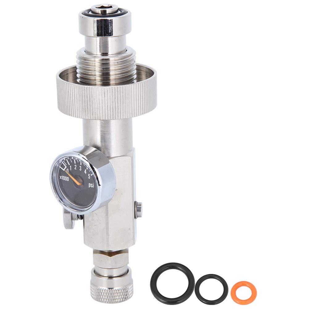 White 315g Hex Charging Valve - 6W Fire Protection Inflation Valve for Firefighting, Diving Bottles & Outdoor Activities (Adults & Kids) | Emergency Use, Scuba Gear & Inflatable Equipment