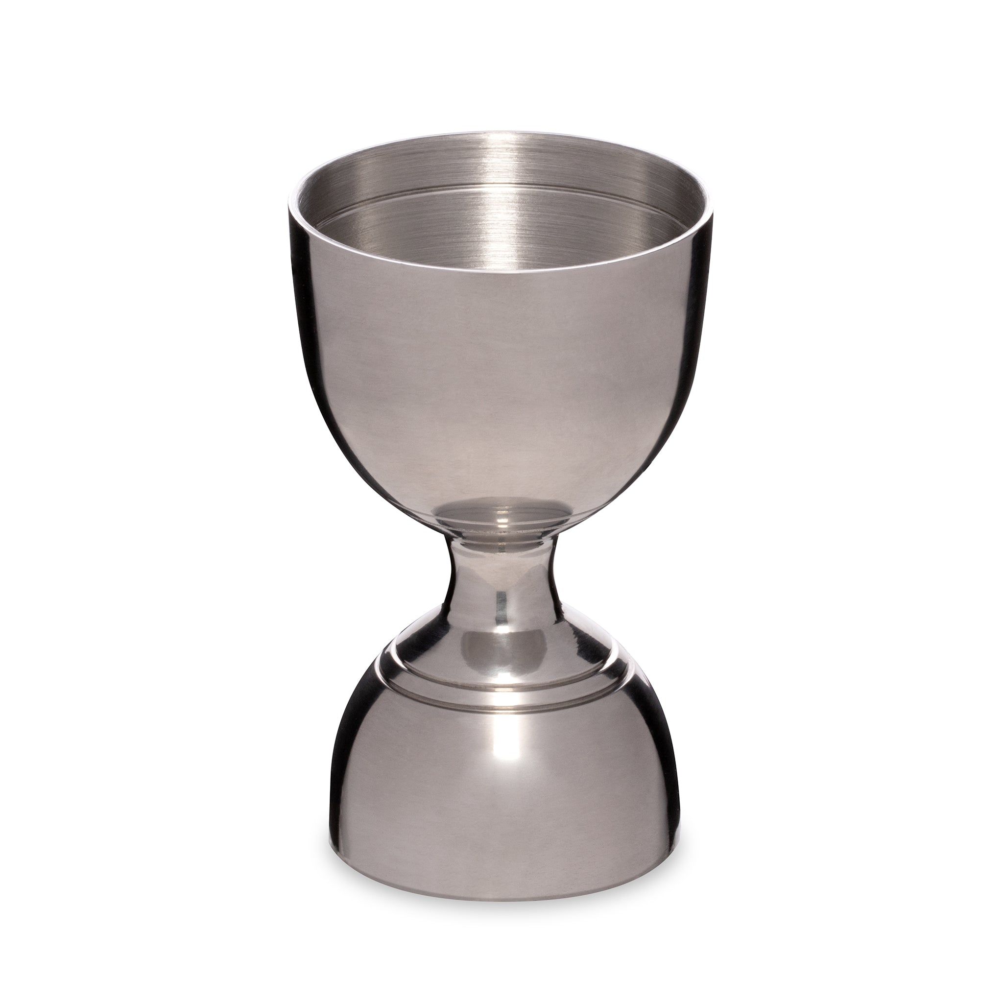 Premium Leopold Stainless Steel Jigger with Banded Design - 1oz & 2oz Dual Measurement for Professional Cocktail Mixing - Perfect for Bartenders, Home Bars, and Cocktail Enthusiasts