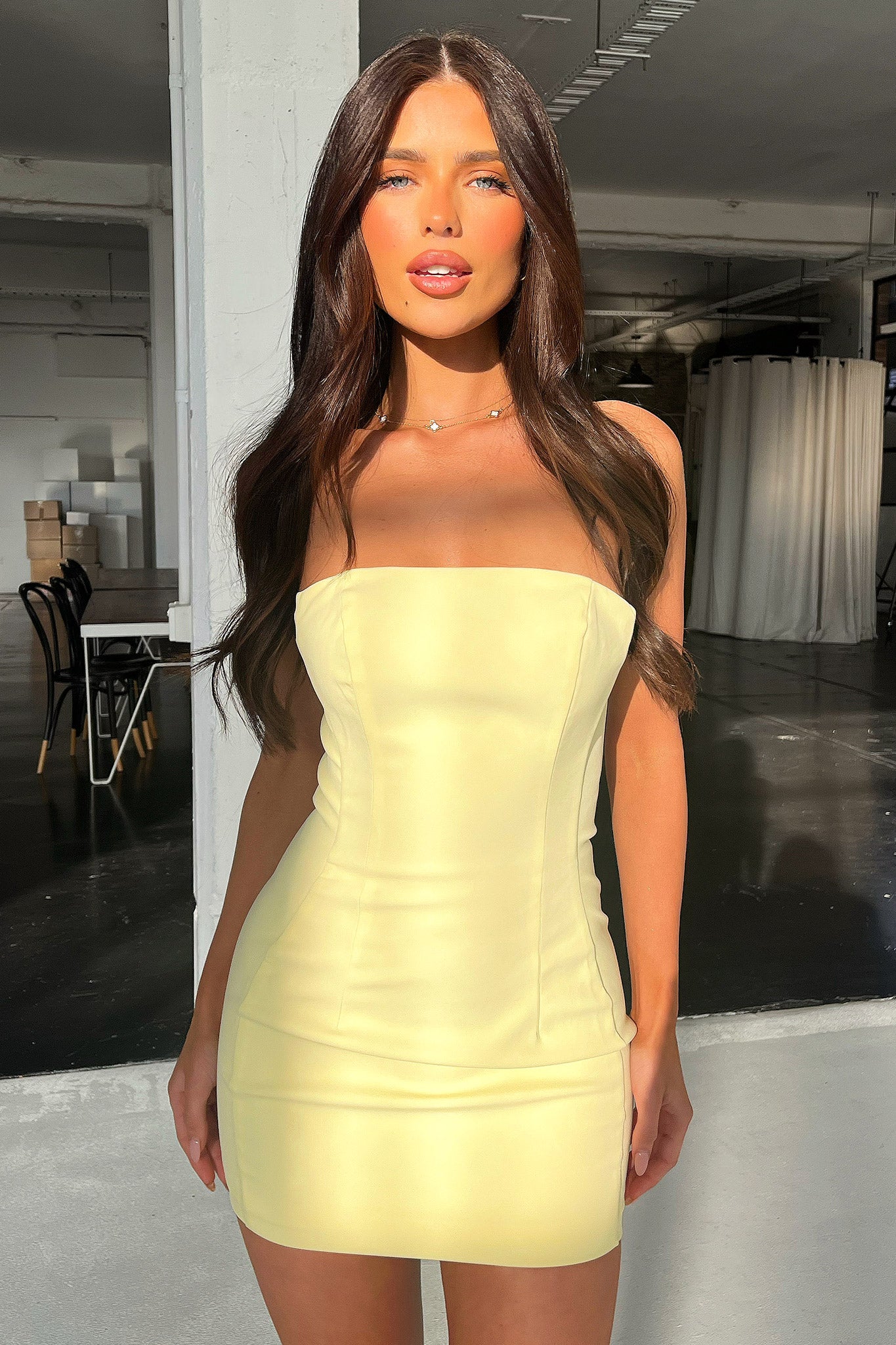 Elegant Marlo Yellow Dress for Women | Summer Flowy Maxi Dress | Perfect for Beach, Party & Casual Wear