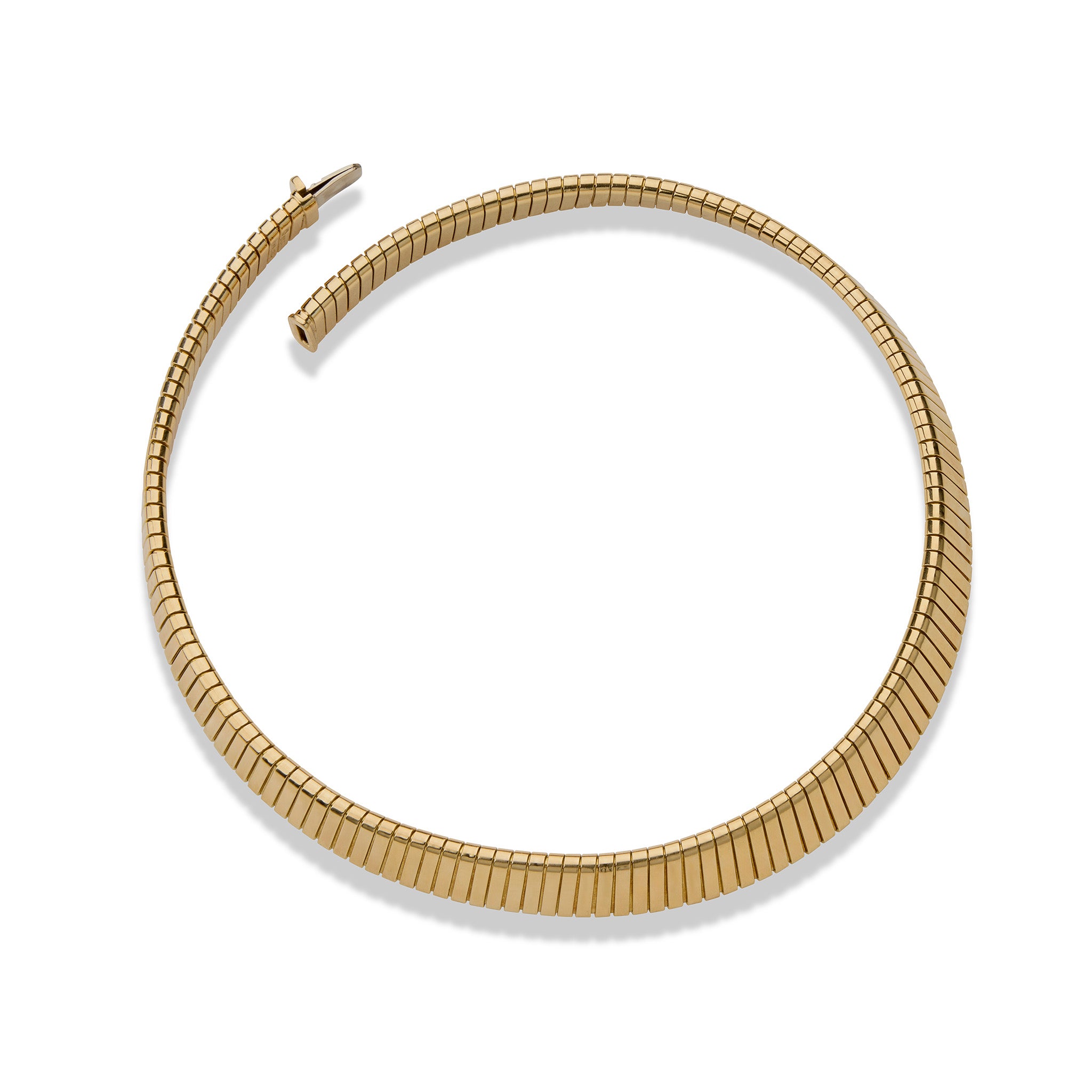 Bulgari 18K Gold Tubogas Necklace for Women - Luxury Italian Jewelry, Classic Serpentine Chain Necklace - Perfect for Gifts, Weddings & Special Occasions
