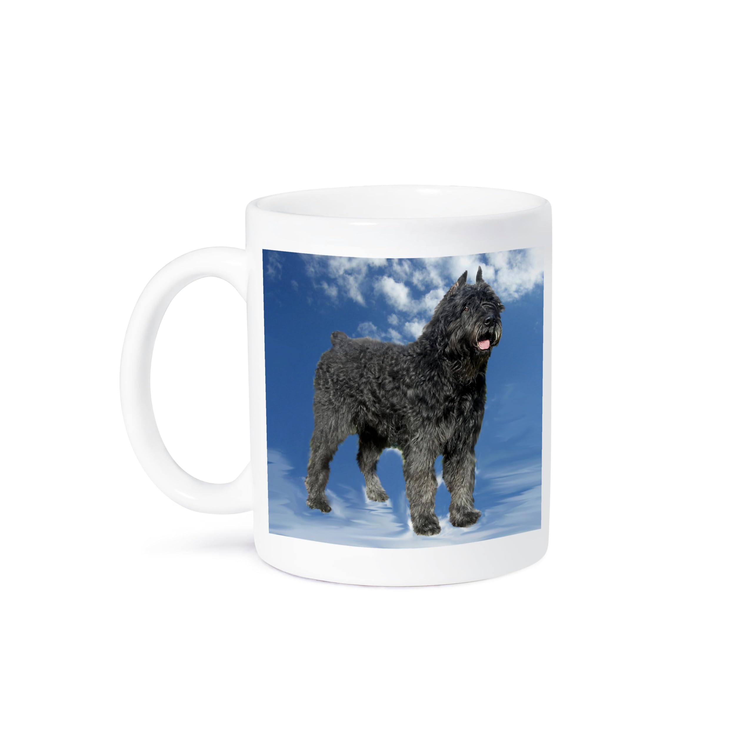 3dRose Bouvier Des Flandres Ceramic Coffee Mug - 15 oz Insulated Cup for Hot & Cold Drinks - Perfect for Home, Office, or Gift Giving