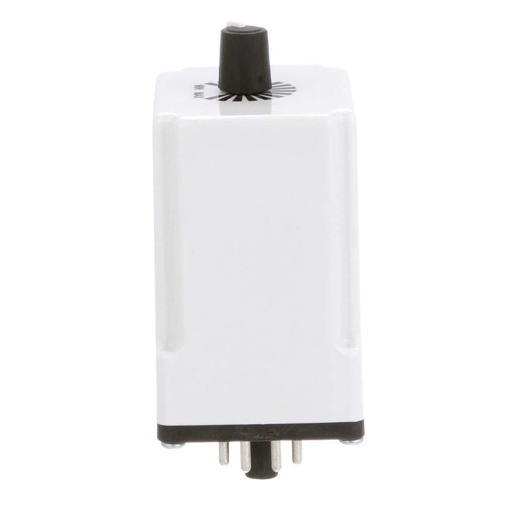 Schneider Electric Square D JCK Timer Relay - Plug-in On Delay, Adjustable 0.6-60 Sec, 10A 240VAC/24VAC-DC - Perfect for HVAC, Industrial Automation & Lighting Control Systems