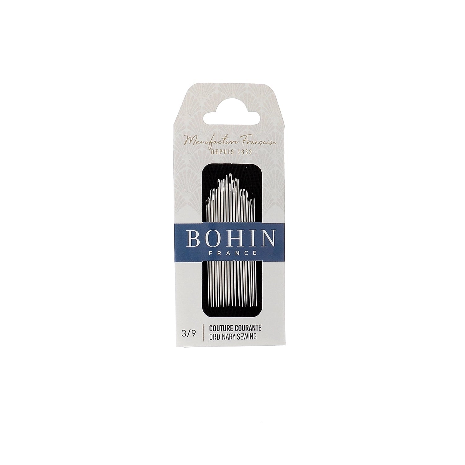 Bohin Sharp Hand Sewing Needles Assorted Sizes - Premium Quality Needles for Quilting, Embroidery & Fabric Crafts | Perfect for DIY, Dressmaking & Home Sewing Projects