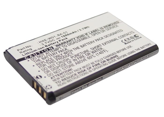 Synergy Digital GPS Battery - 1000mAh Li-ion Replacement for Holux GPSlim236 & Haicom BA-01 (3.7V Ultra High Capacity) - Perfect for Outdoor Navigation, Hiking, and Fleet Tracking