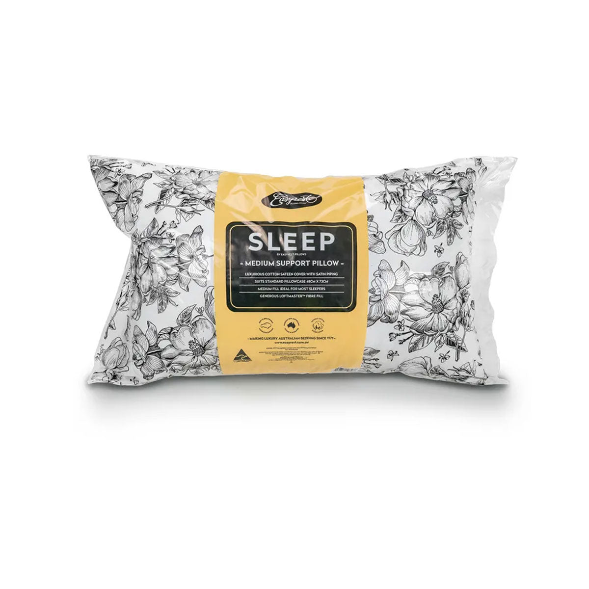Easyrest Sleep Medium Support Standard Pillow 48 x 73 cm (19