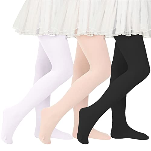White&ballet Pink&black-3 Pairs