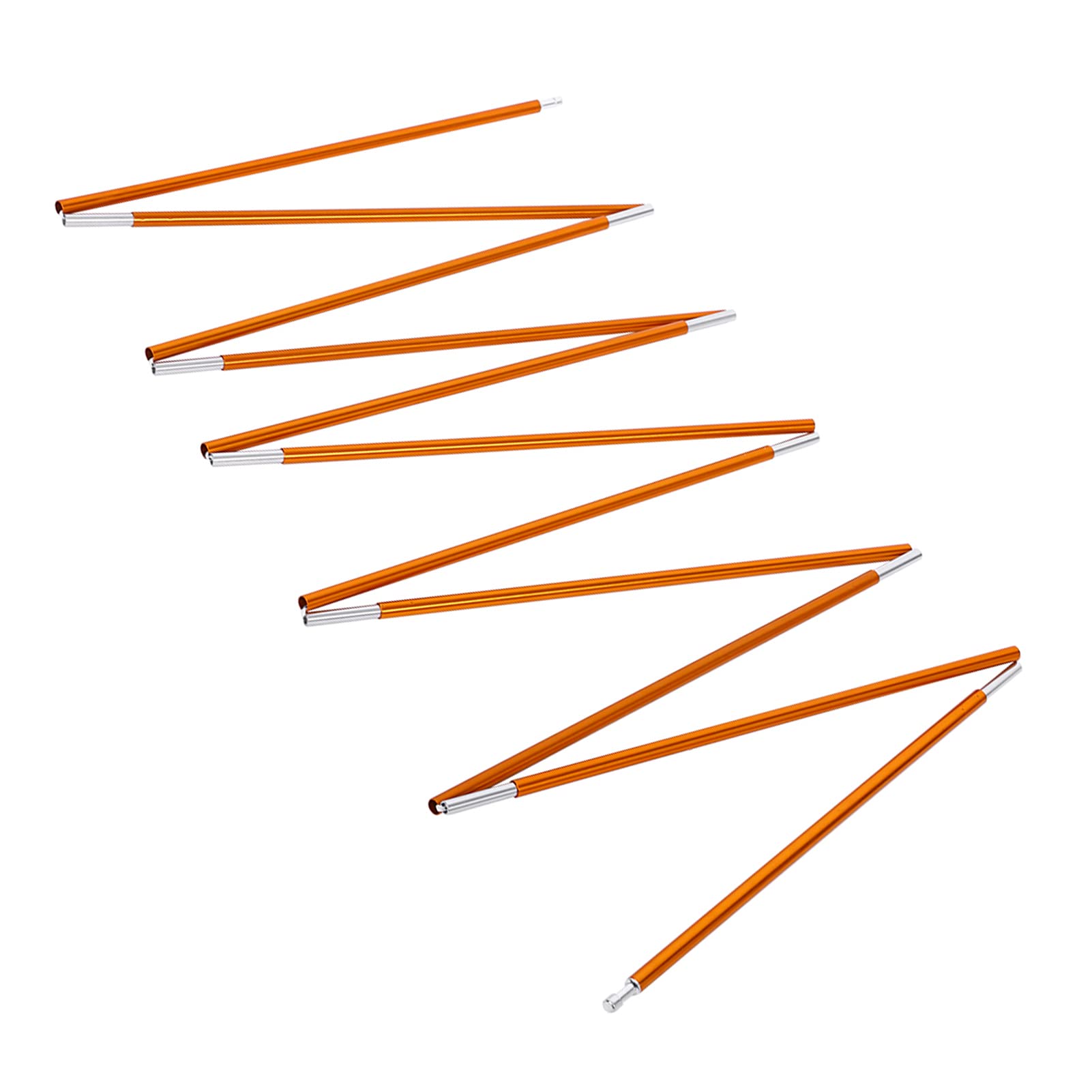 Fiberglass Tent Pole Replacement - Double Folding Support Frame for Camping, Hiking & Awning - Durable Tent Accessories for Outdoor Adventures