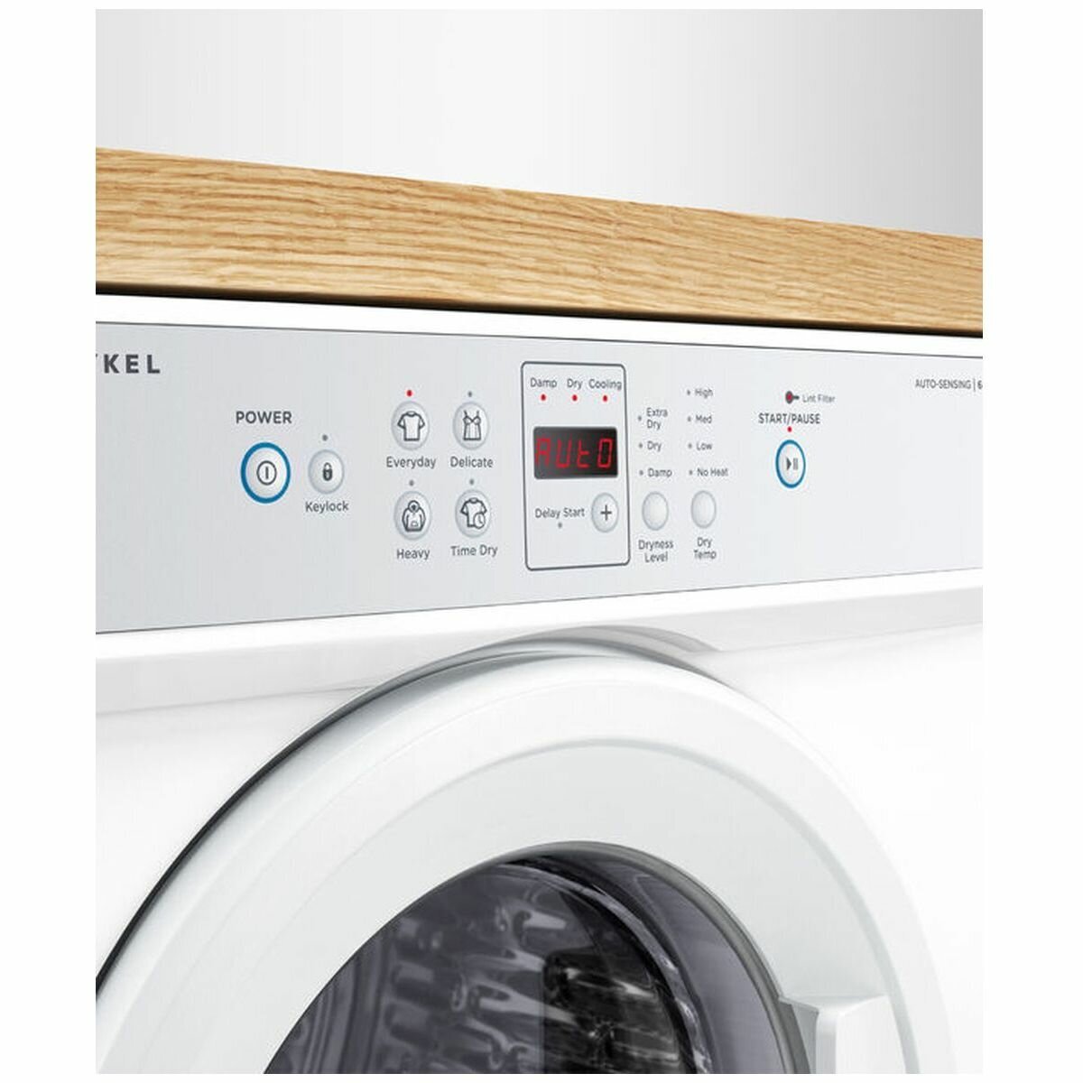 Fisher & Paykel Series 3 6kg Vented Dryer DE6060M2 - Energy Efficient Clothes Dryer for Home Laundry Room | Perfect for Apartments & Small Spaces