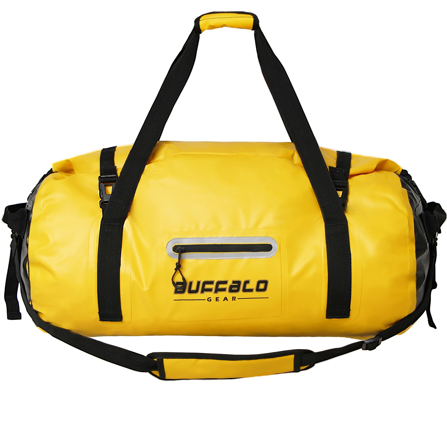 Buffalo Gear Waterproof Duffle Bag 40L 60L 80L - Heavy Duty Roll-top Dry Bag for Travel, Kayaking, Rafting, Boating, Fishing & Camping - Ideal for Outdoor Adventures and Water Sports
