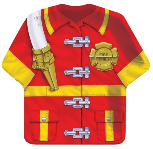 Firefighter-Themed Lunch Plates - 8 Pack | Durable & Fun Kids Party Supplies for Birthday, Picnic & School Events