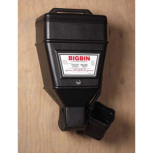 Kane BBD-2 Big Bin Dog Food Dispenser - Automatic Pet Feeder for Large Dogs, 40lb Capacity, Black | Perfect for Home, Kennel & Travel Use