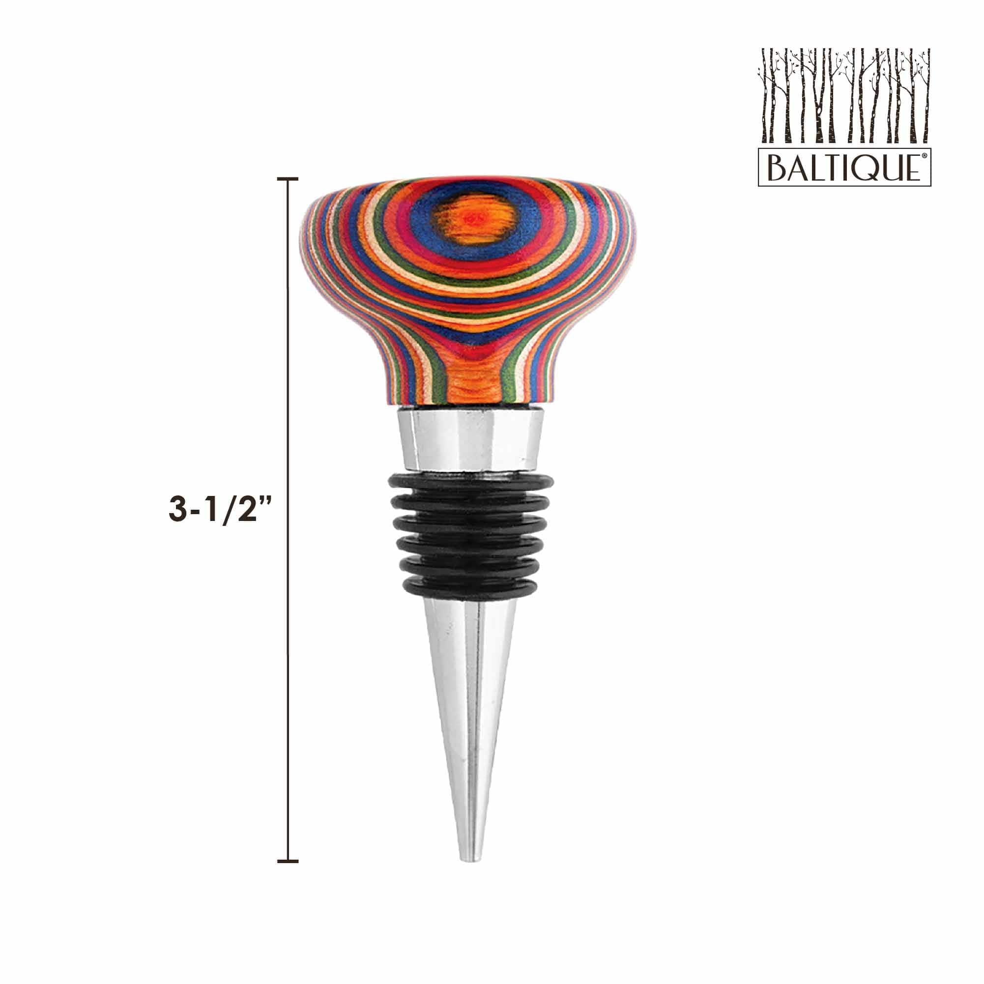 Baltique® Marrakesh Collection Wine Bottle Stopper - Elegant Decorative Cork for Wine, Champagne & Liquor Bottles - Perfect for Home Bars, Dinner Parties & Gift Giving
