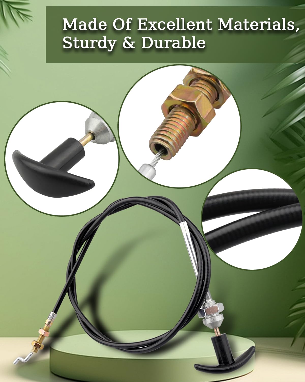 946-04058 Reverse Clutch Control Cable Replacement for MTD Troy Bilt Bronco Tiller & Yard Machines Lawn Mower - Compatible with 746-04058 GW-1916719 - Perfect for Lawn Maintenance and Garden Tilling