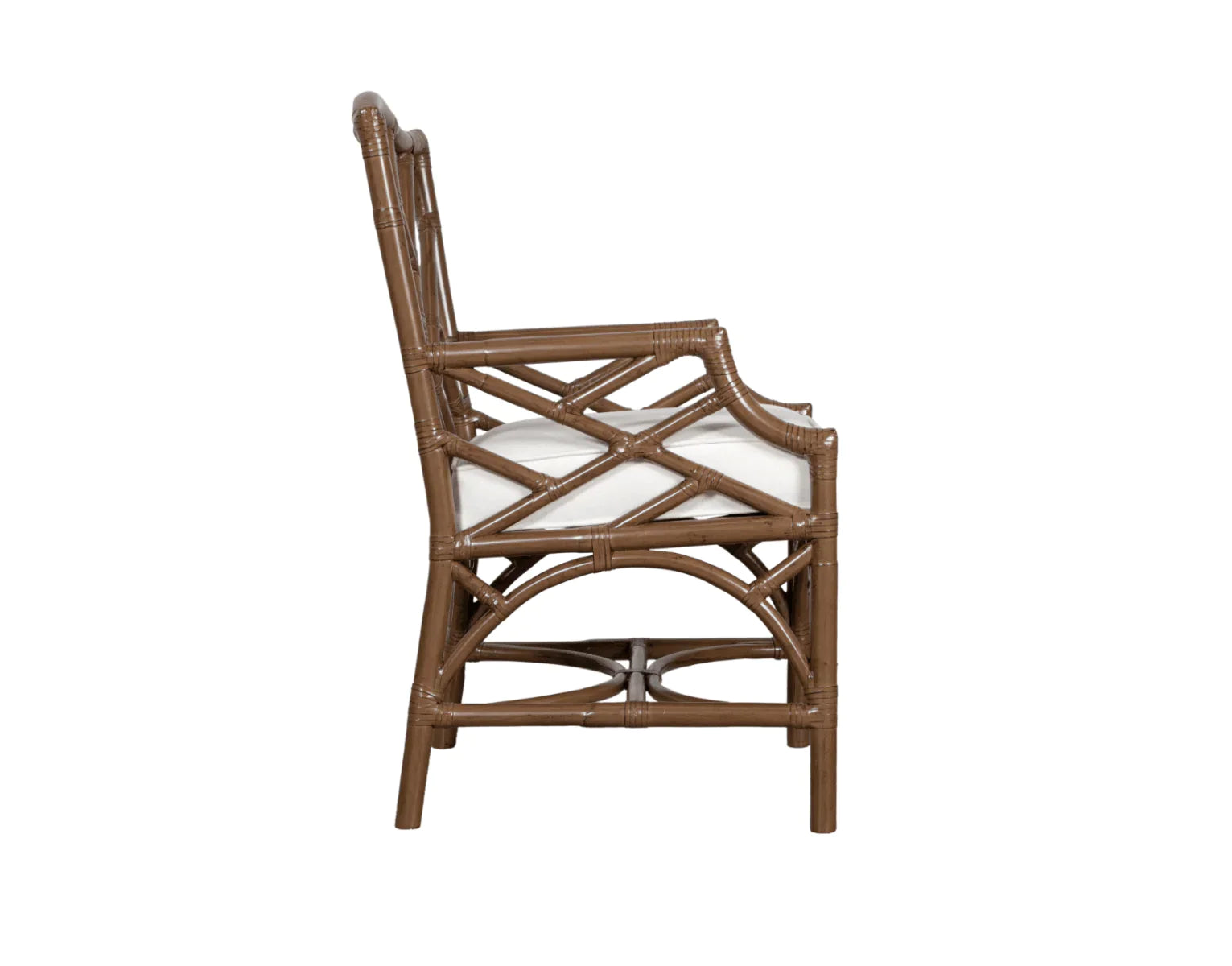Chippendale Upholstered Armchair - Elegant Wingback Dining Chair with Carved Wood Legs | Perfect for Living Room, Dining Room & Home Office Decor