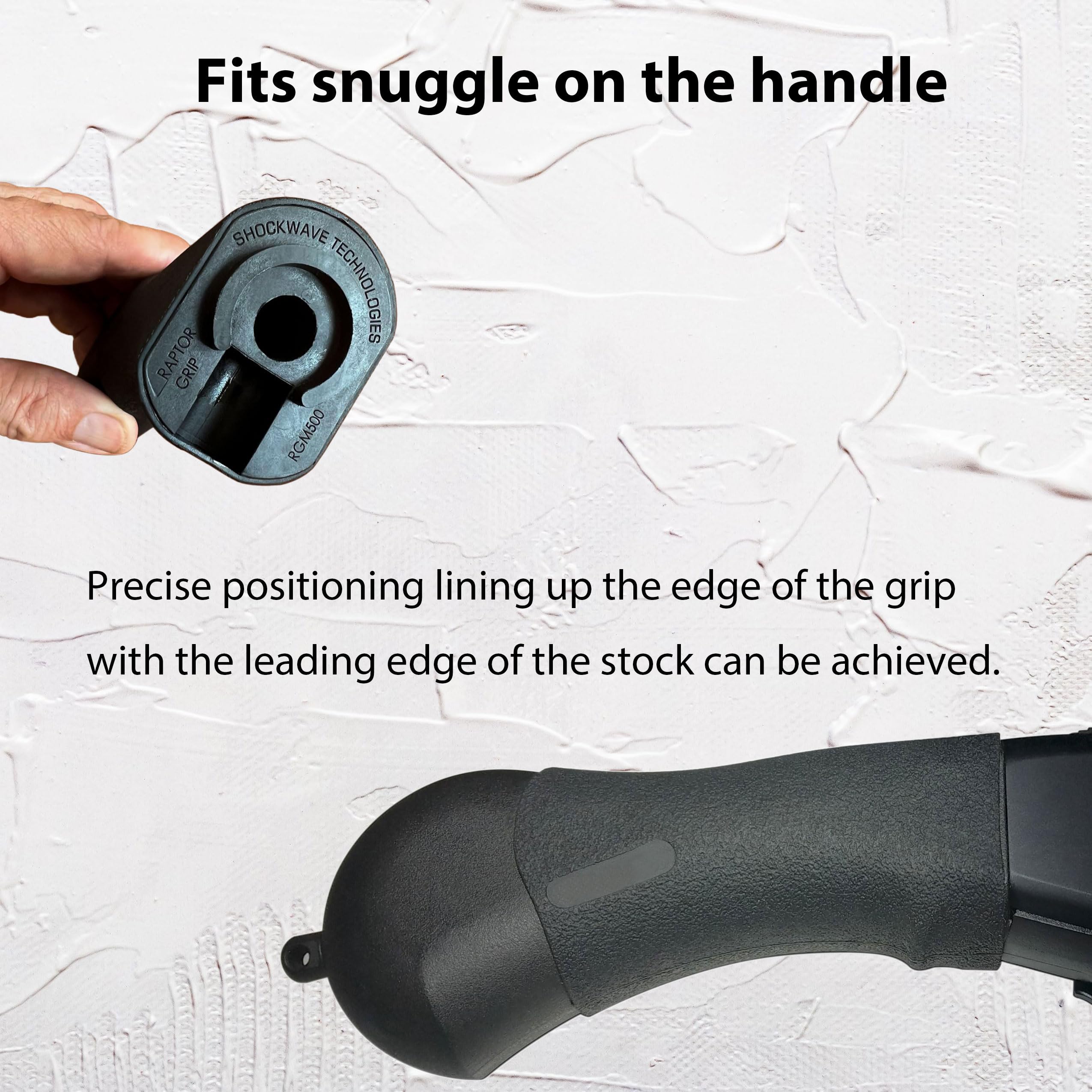 Tactical Grip Glove for Mossberg 590 500 Shockwave & Remington Tac-14 Rubber Grip Sleeve - Enhanced Control for Home Defense and Tactical Shooting