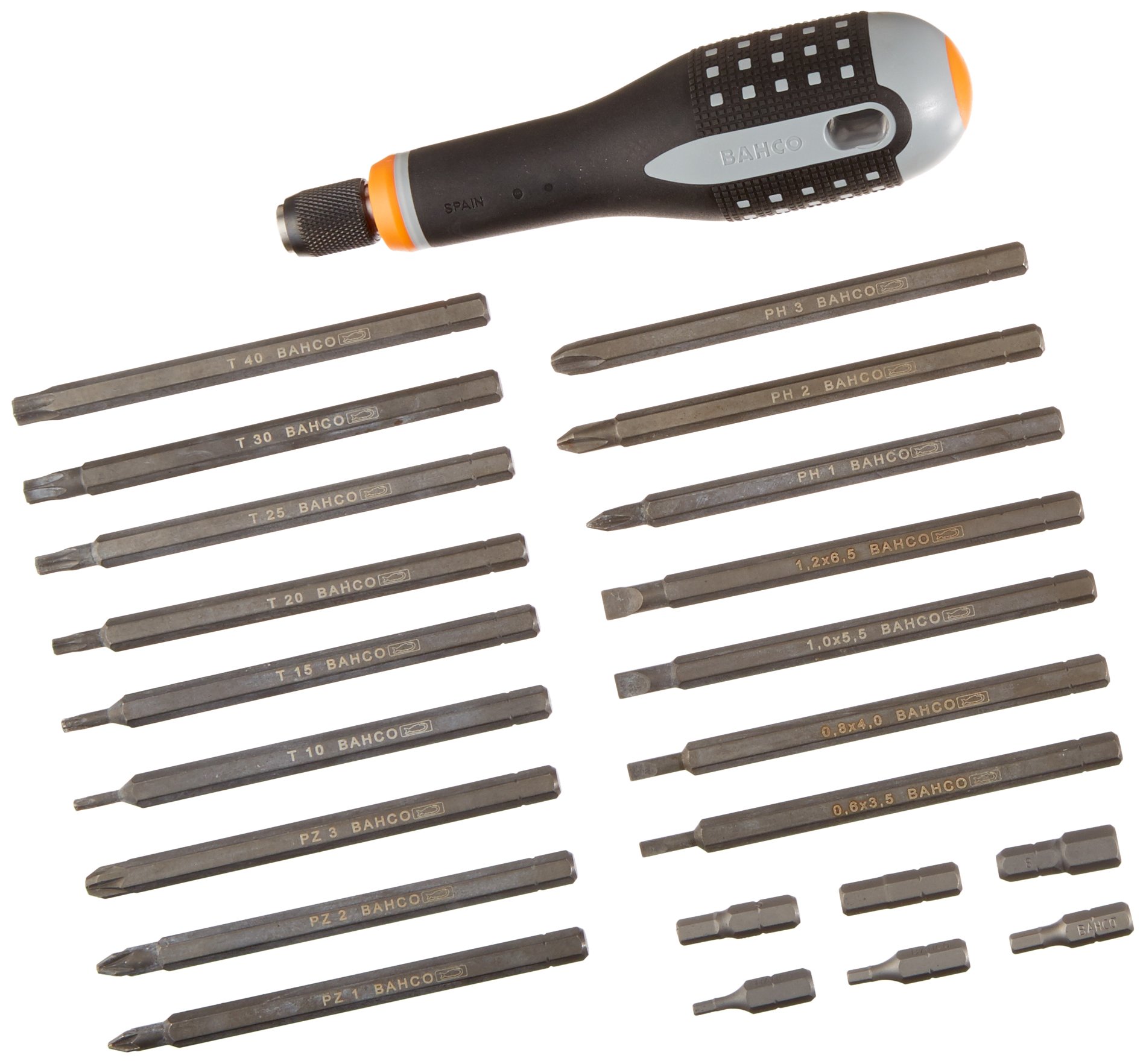 Bahco BE-8576 Ergo Handle Interchangeable Blade Set (2-Piece) - Professional Utility Knife for Construction, Crafting & DIY Projects
