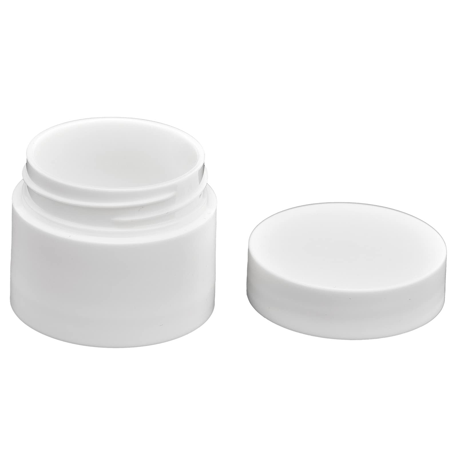 Premium Makeup Storage Jars with Inner Lining & Lid - Airtight Cosmetic Cream Containers for Skincare, Foundation & Creams - Perfect for Vanity Organizers & Salon Use