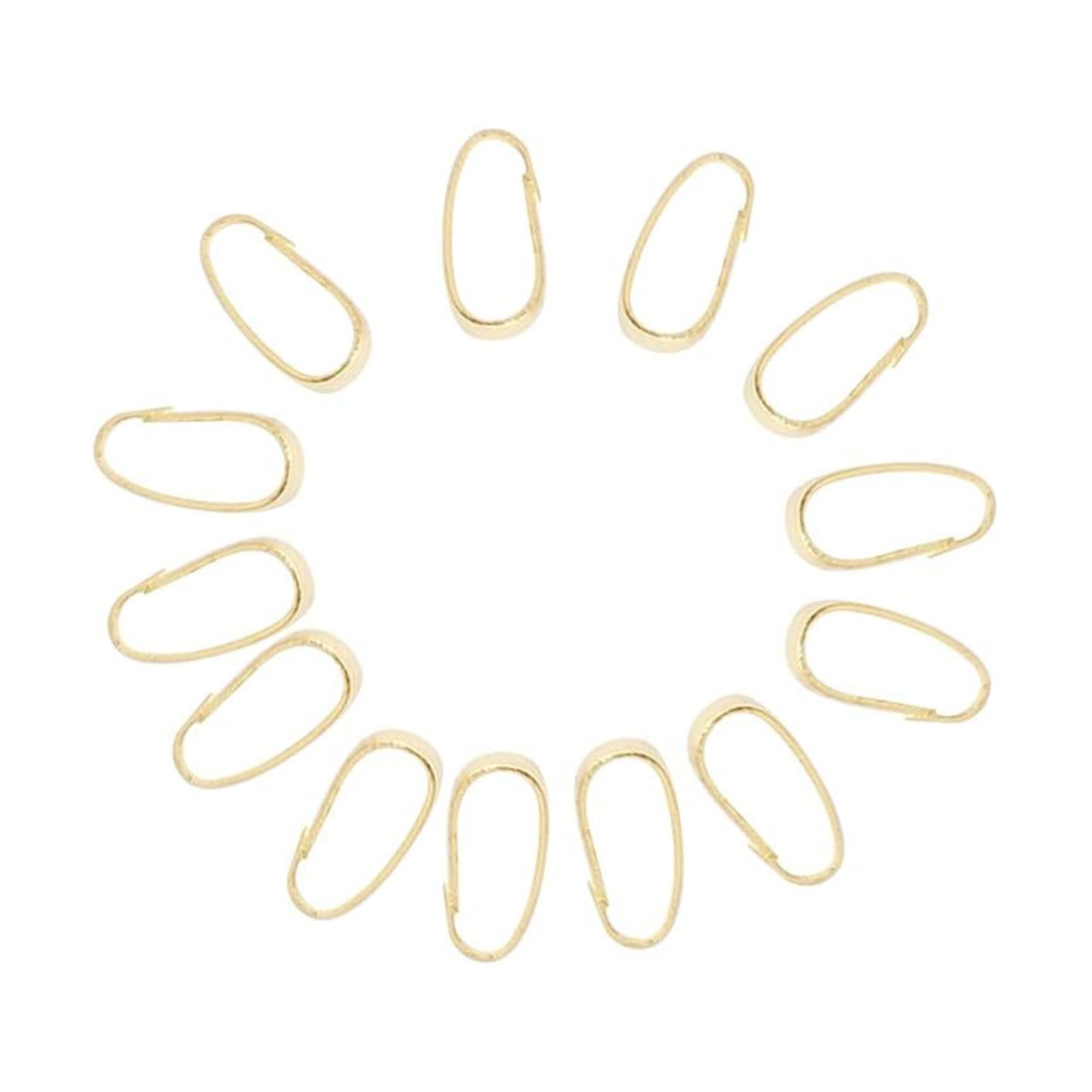30-Pack Pinch Bail Jewelry Findings - Silver Metal Clasps & Connectors for Pendants, Bracelets, Necklaces - DIY Jewelry Making Supplies for Crafting, Gifts & Fashion Accessories