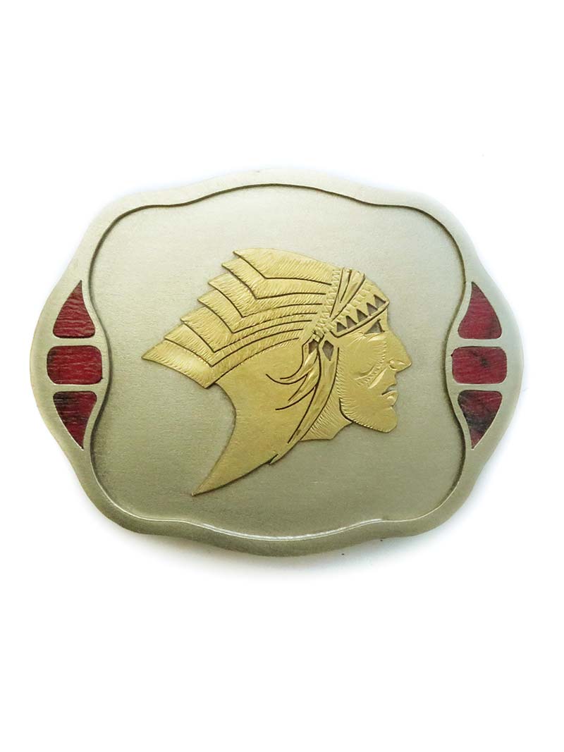 Johnson & Held 1910 Indian Chief Head Handcrafted Belt Buckle - Vintage Western Style for Cowboy Boots & Jeans | Perfect for Rodeo, Biker & Western Fashion Enthusiasts