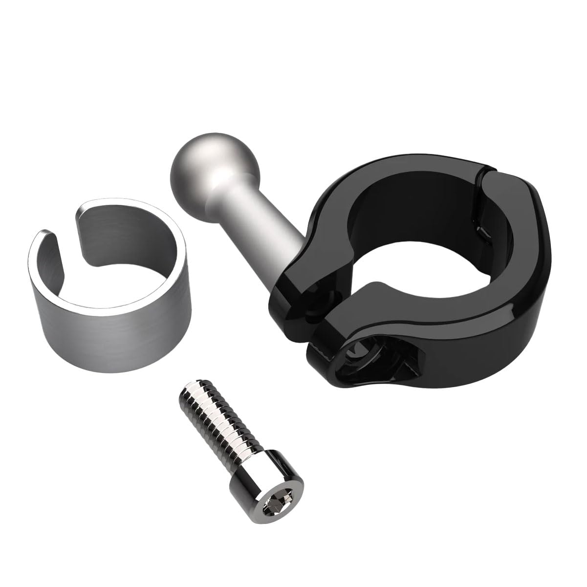 Ciro 50215 Bike Handlebar Mount - Universal Smartphone & GPS Holder with USB Charger for Cycling, Motorcycle & Outdoor Adventures - Black