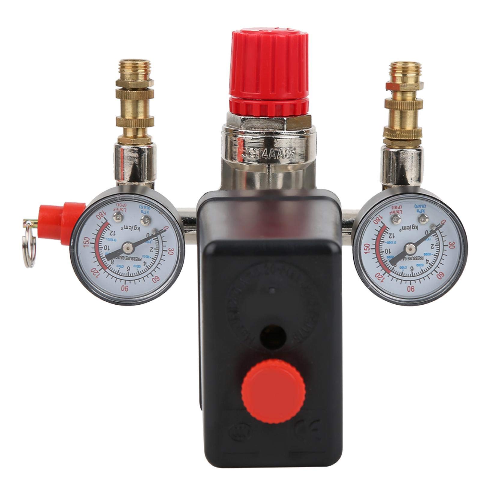 Bama Bracket Pressure Switch Control Valve - 01 Pressure Regulator & Switch for Air Compressors, HVAC Systems, Water Pumps - Industrial & Home Use