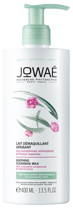 Gentle Soothing Cleansing Milk for Sensitive Skin - 400ml Hydrating Face Wash | Perfect for Daily Skincare & Makeup Removal