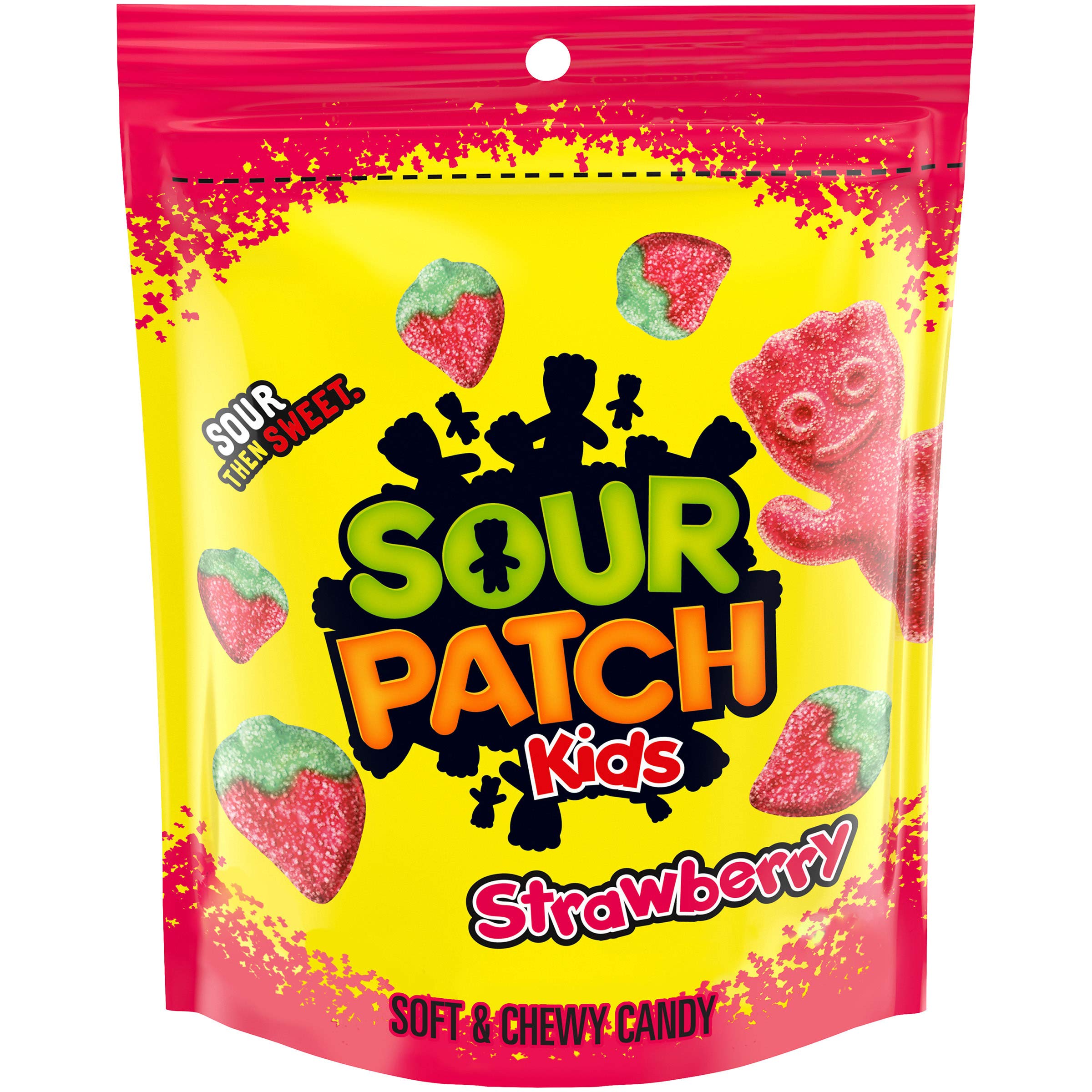 Sour Patch Kids Strawberry Soft & Chewy Candy - 10 oz Bag | Sweet & Tangy Treat for Parties, Movies & Snacking