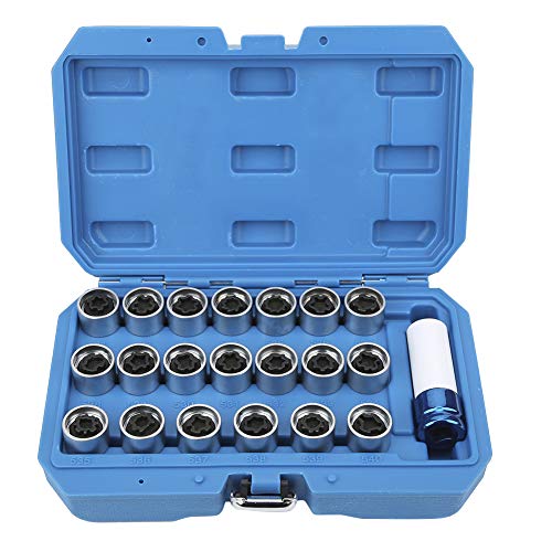 21Pcs Wheel Locking Lug Nut Key Set - Anti-Theft Lug Nut Remover & Installation Kit for Mini Series | Perfect for Car Wheel Security & Tire Maintenance