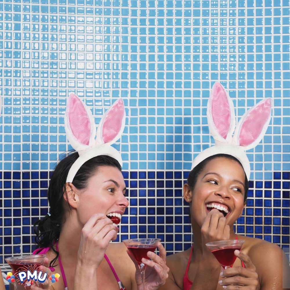 Easter Bunny Ears Headband - Fun PMU Party Accessories for Women & Kids - Perfect for Easter Celebrations, Costume Parties & Festive Events