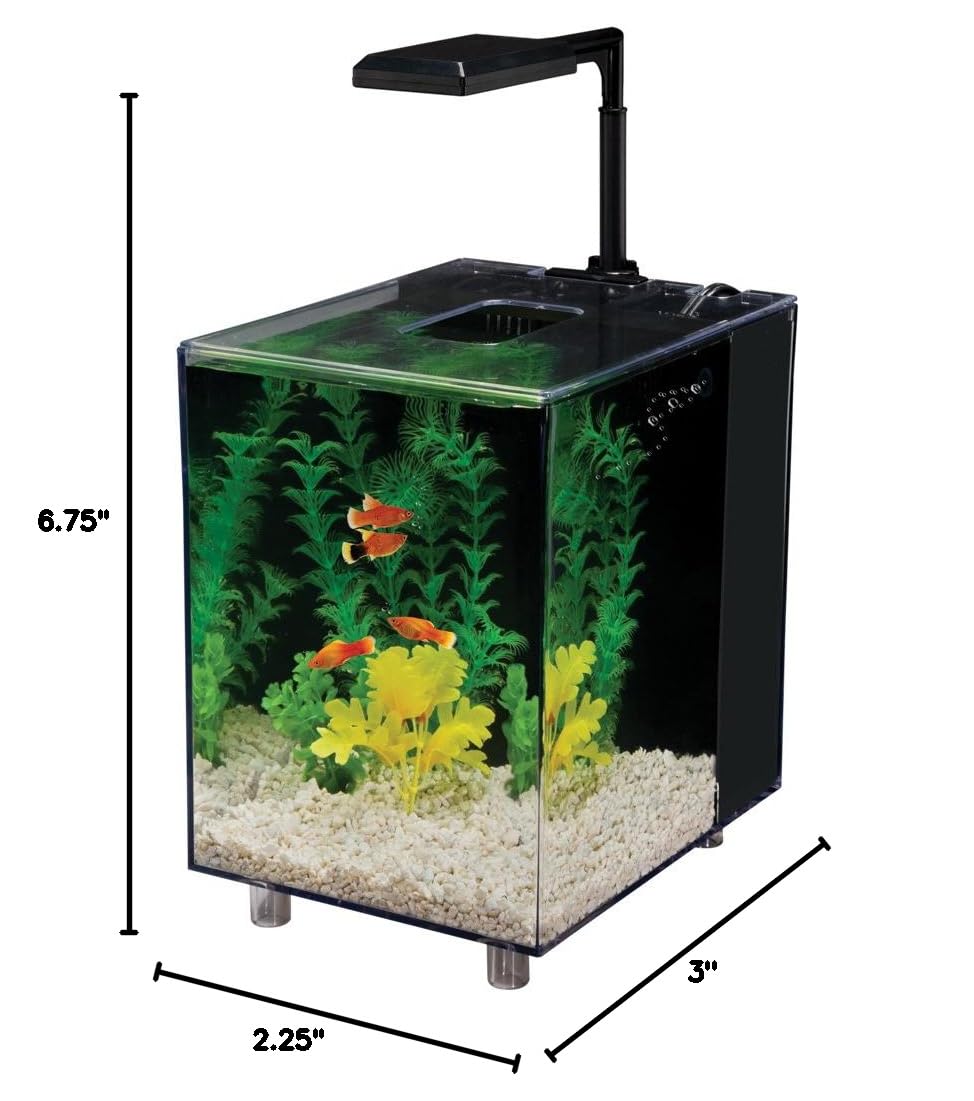 Penn-Plax Aqua Life LED Light for Small Aquariums – Energy Efficient Clip-On LED Lighting for Fish Tanks | Perfect for Home, Office & Classroom Aquarium Decor