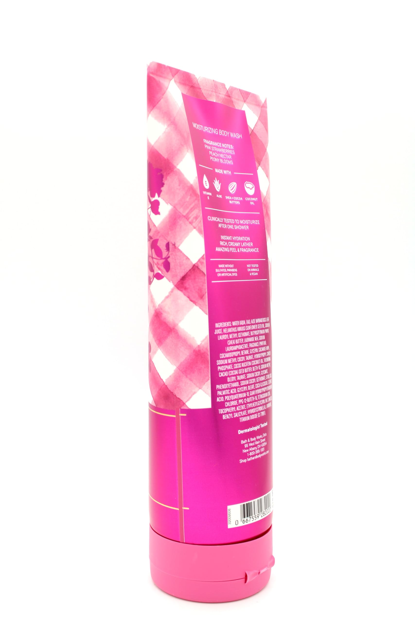 Gingham Gorgeous Moisturizing Body Wash - 10 fl oz | Bath & Body Works | Hydrating Shower Gel for Soft Skin - Perfect for Daily Use & Relaxing Bath Time
