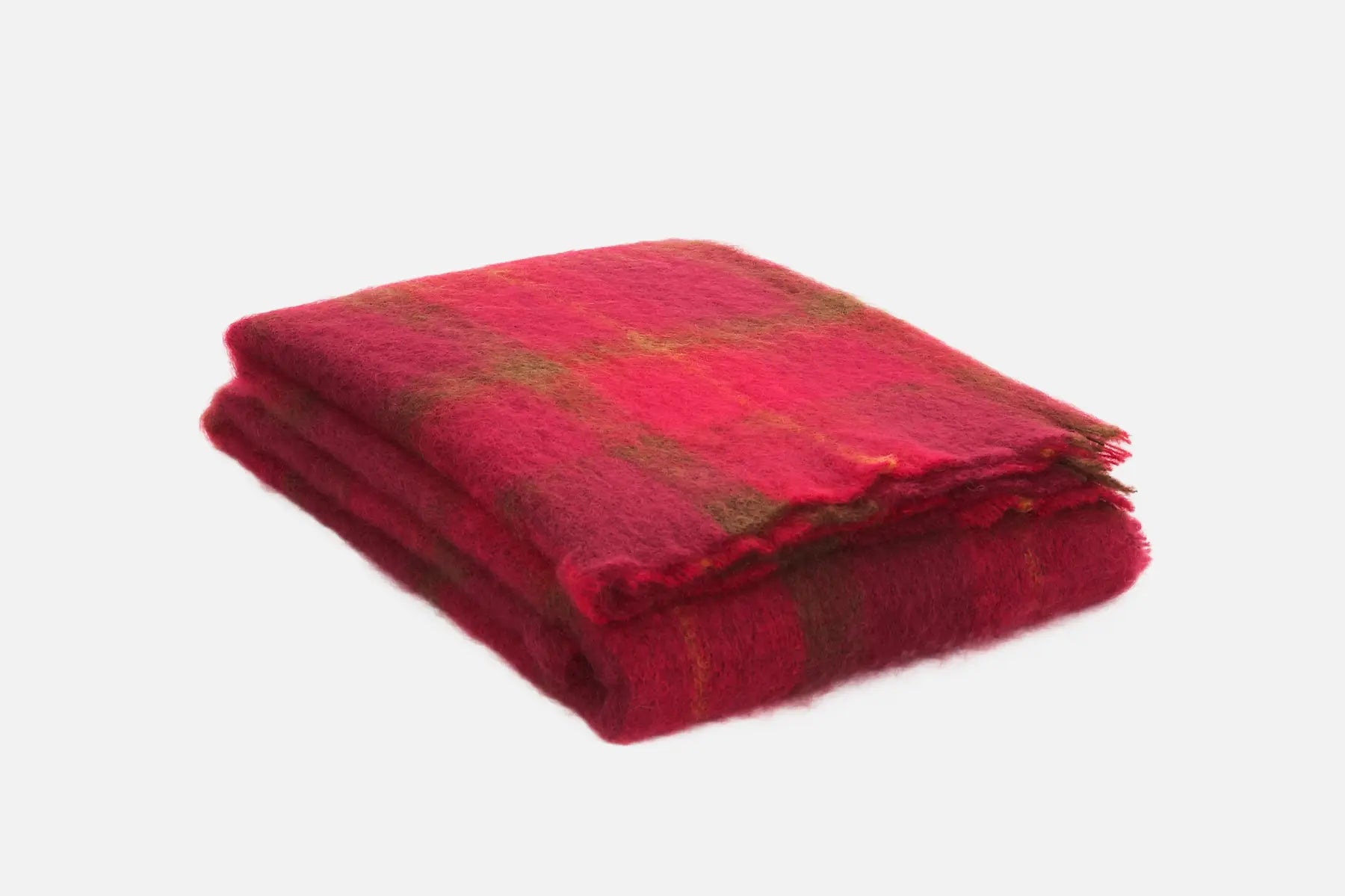 Premium Cranberry Drumin Mohair Throw Blanket - Soft & Cozy for Living Room, Bedroom, or Gift - Perfect for Chilly Nights & Home Decor