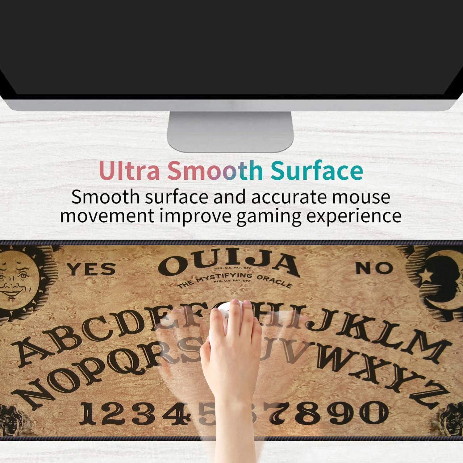 XXL Gaming Mouse Pad with Coasters Set - 31.5