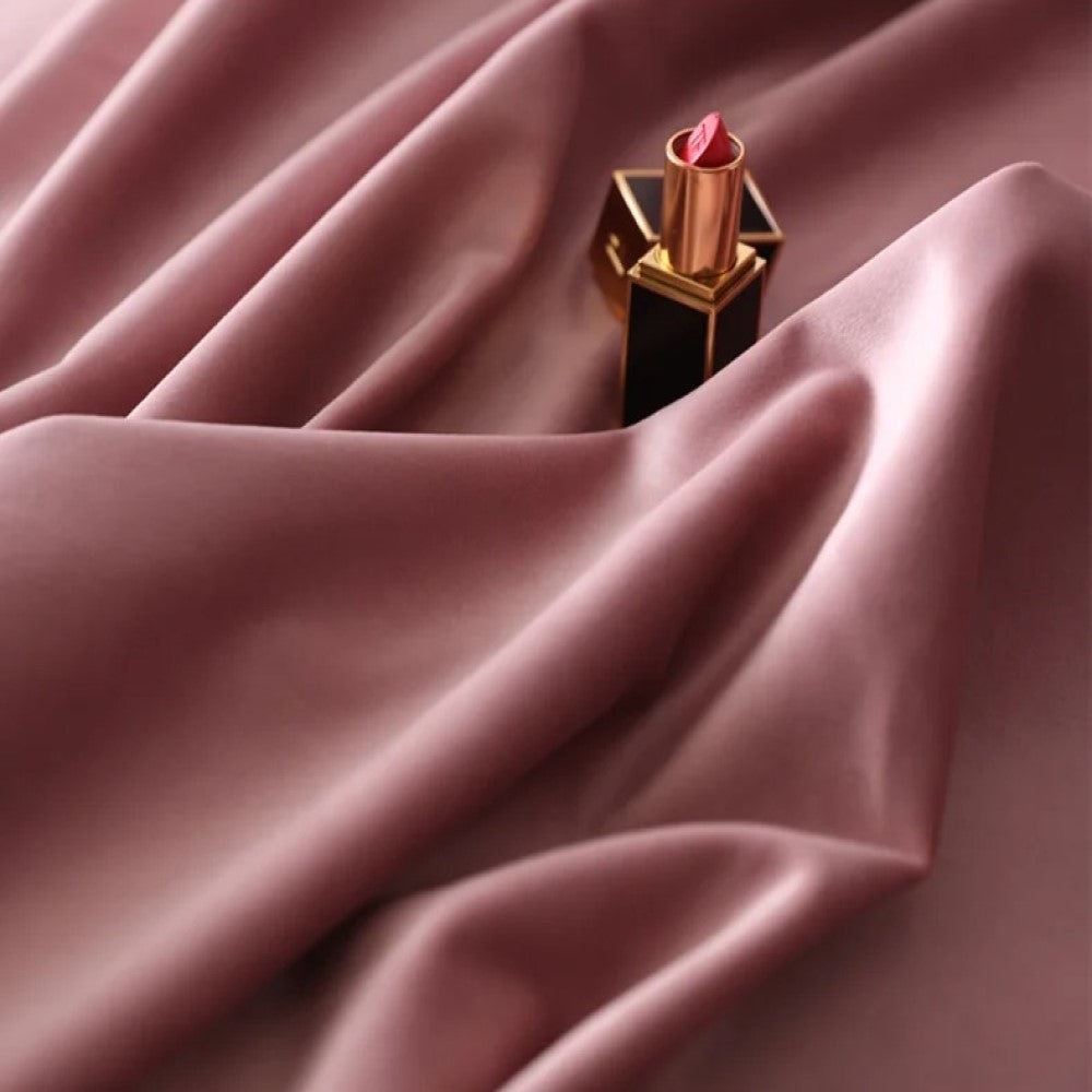 Luxury Italian Velvet Curtains - Soft Rose Pink Blackout Drapes for Living Room & Bedroom - Elegant Window Treatments for Home Decor