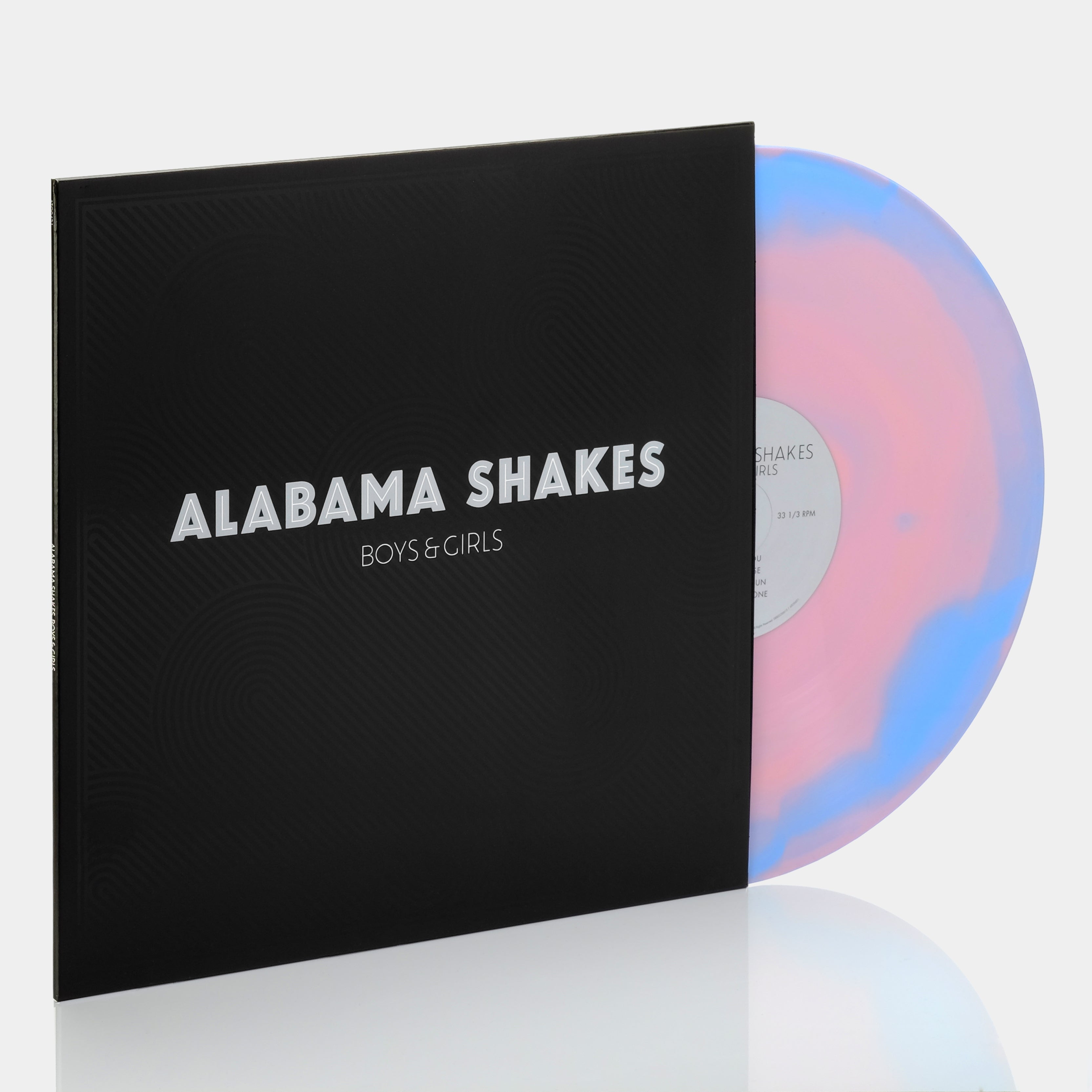Alabama Shakes Boys & Girls Limited Edition Pastel Pink & Purple Vinyl LP Record - Perfect for Music Collectors & Vintage Vinyl Enthusiasts