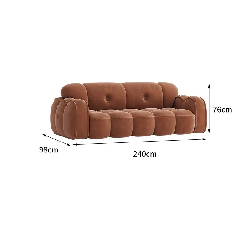 Minimalist Luxe Luxury Lazy Sofa Set - Modern Comfortable Lounge Furniture for Living Room, Bedroom & Apartment - Perfect for Relaxing, Reading & Entertaining