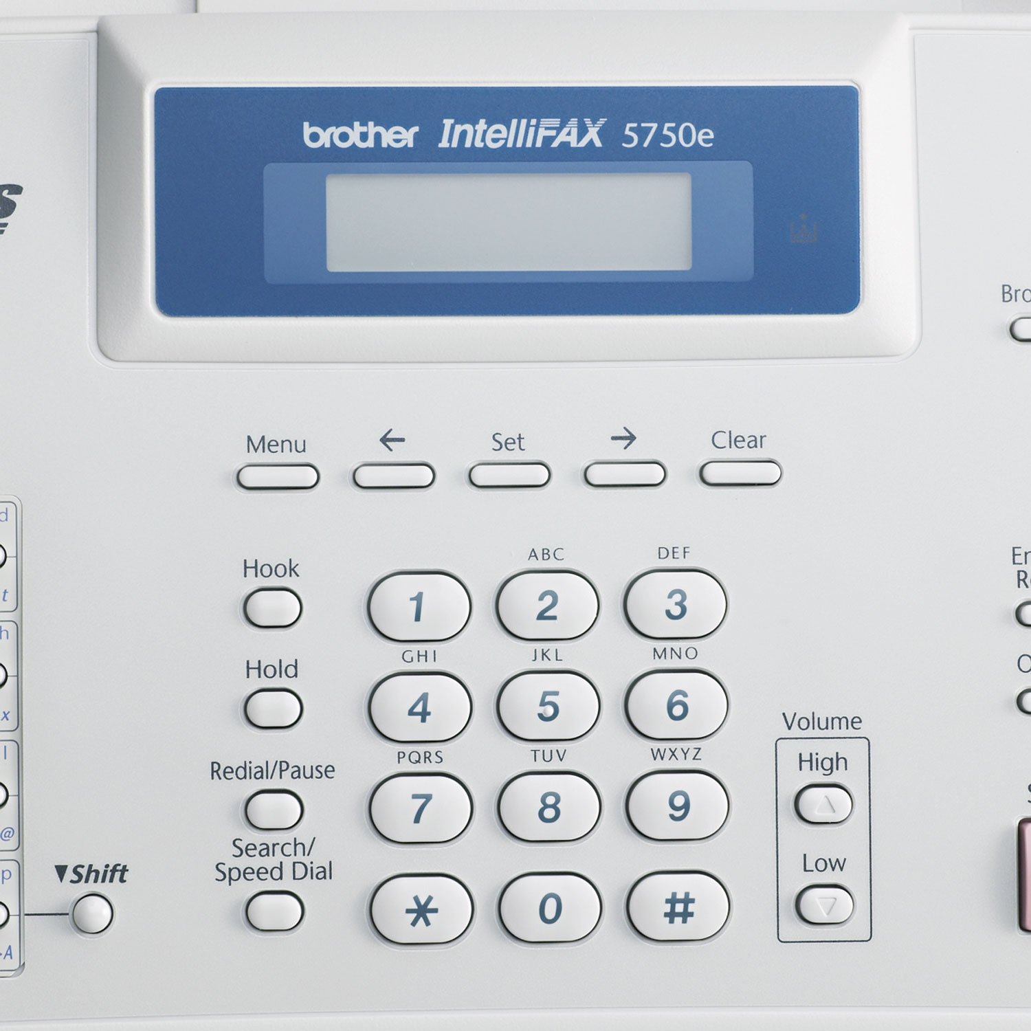 Brother PPF-5750e IntelliFax Mono Laser Multifunction Printer - High-Speed Fax, Copy, Scan & Print for Home Office & Small Business Productivity