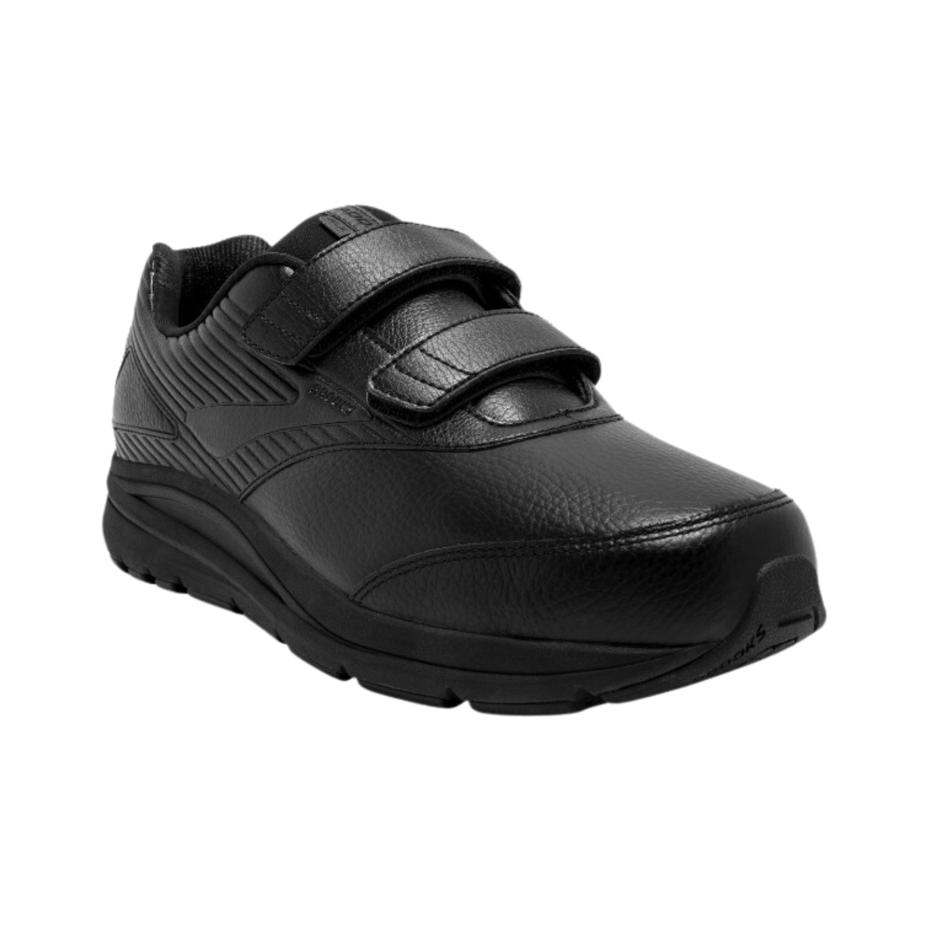 Men’s Addiction Walker V Strap 2 Comfortable Black Leather Shoes - D Width for Wide Feet | Perfect for Walking, Hiking & Everyday Wear