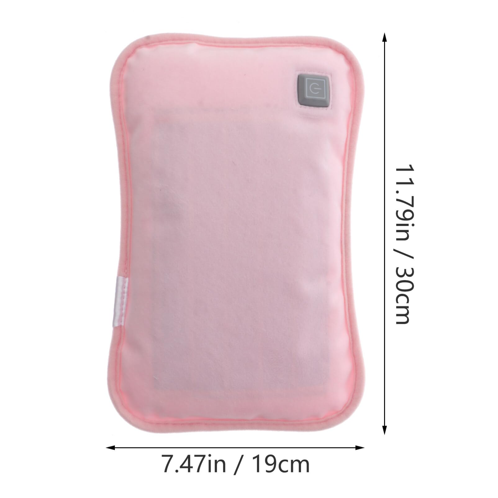 Healifty Rechargeable Electric Hot Water Bottle with Plush Cover - Fast Boiling Kettle for Kids & Adults, Portable Heating Bag for Pain Relief, Bed Warmers & Travel Use