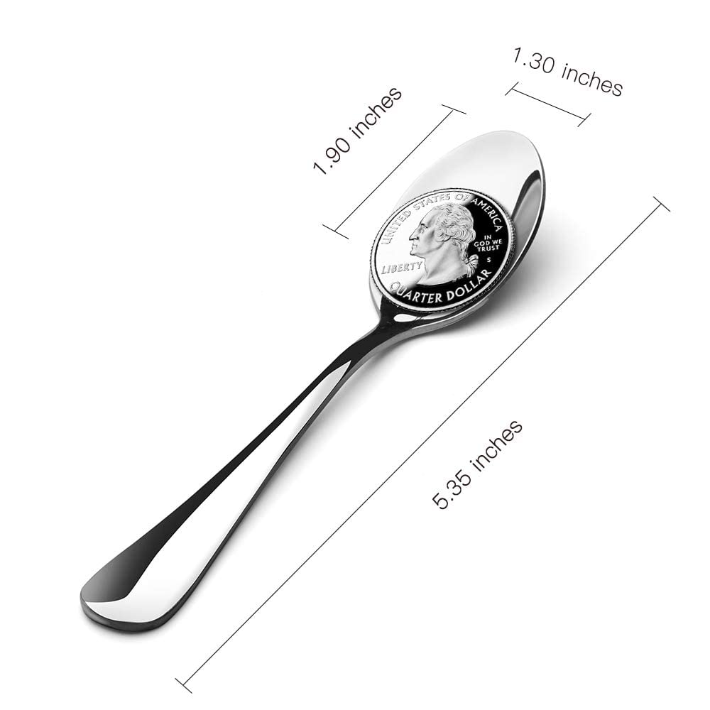 Snamonkia 24-Piece Stainless Steel Appetizer Forks & Demitasse Spoons Set - 5.4 Inch Small Dessert Forks, Cocktail Spoons for Salad, Coffee, Espresso - Perfect for Dinner Parties, Catering & Home Entertaining