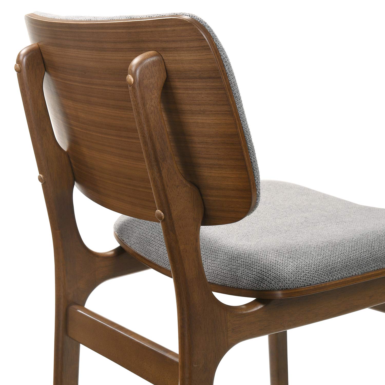 Armen Living Lima Wood Dining Accent Chairs Set of 2 - 20