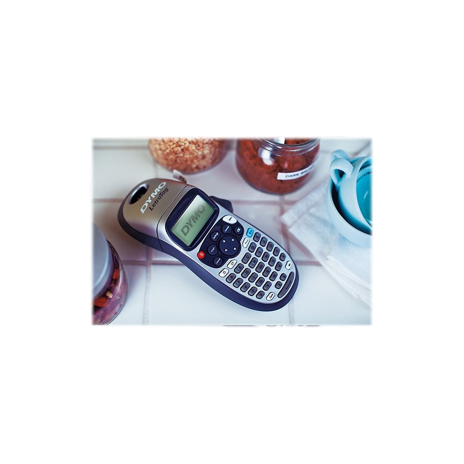 Dymo 1749027 LT100H Handheld Label Maker for Home & Office Organization - Perfect for File Folders, Storage Bins, and School Supplies